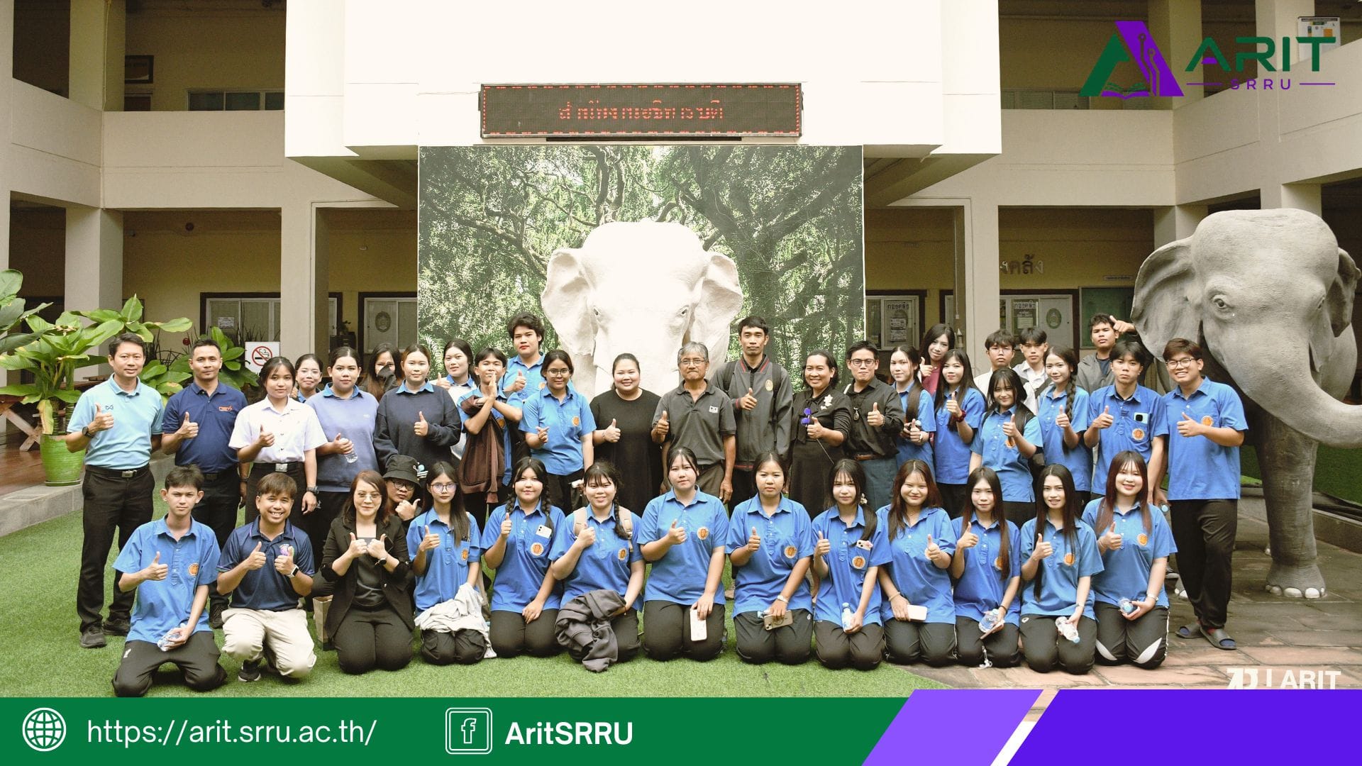 งานเทคโนโลยีสารสนเทศ สำนักวิทยบริการและเทคโนโลยีสารสนเทศ ต้อนรับคณะศึกษาดูงานจากวิทยาลัยอาชีวศึกษาสุรินทร์