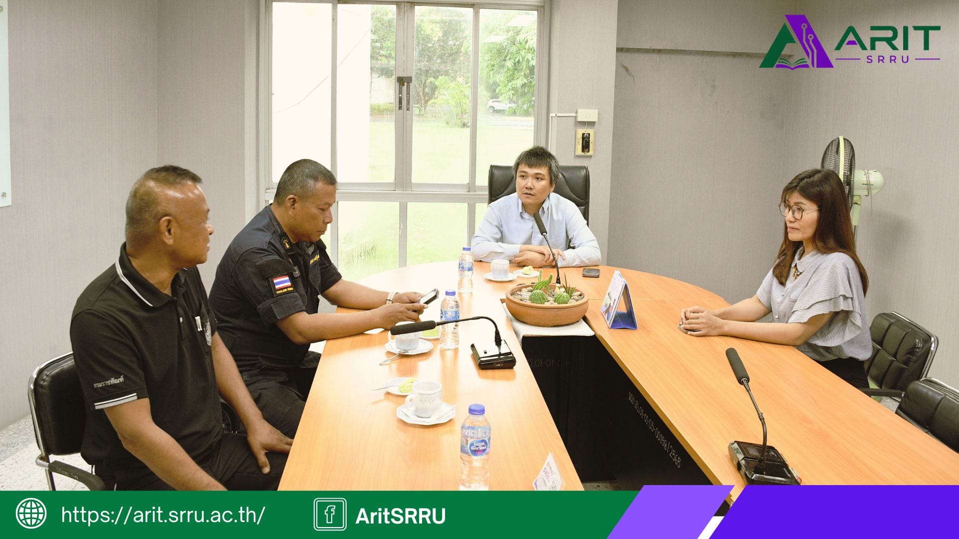 สำนักวิทยบริการและเทคโนโลยีสารสนเทศ ต้อนรับบุคลากรของเรือนจำกลางสุรินทร์ ในการเข้ามาตรวจสอบทรัพยากรสารสนเทศ
