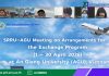 งานวิเทศสัมพันธ์และกิจการนานาชาติ สำนักวิทยบริการฯ จัดการประชุมออนไลน์เตรียมความพร้อมก่อนการเดินทาง (Online Pre-departure Meeting) ร่วมกับมหาวิทยาลัย An Giang University (AGU) แห่งสาธารณรัฐสังคมนิยมเวียดนาม